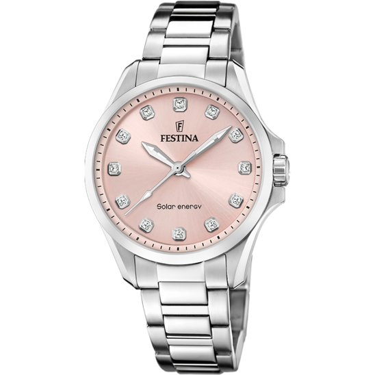 Festina Solar Energy F20654-2 - Analog (Solar Energy) - Strap Material Stainless Steel I Festina Watches USA