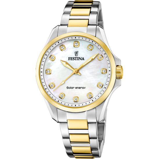 Festina Solar Energy F20655-1 - Analog (Solar Energy) - Strap Material Stainless Steel I Festina Watches USA