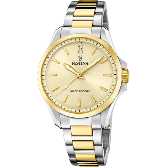 Festina Solar Energy F20655-3 - Analog (Solar Energy) - Strap Material Stainless Steel I Festina Watches USA