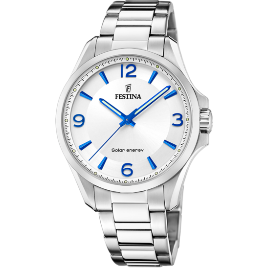 Festina Solar Energy F20656-1 - Analog (Solar Energy) - Strap Material Stainless Steel I Festina Watches USA