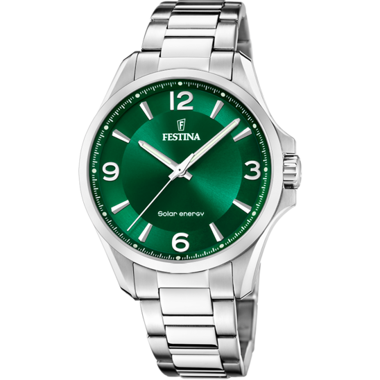 Festina Solar Energy F20656-3 - Analog (Solar Energy) - Strap Material Stainless Steel I Festina Watches USA