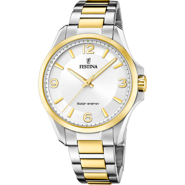 Festina Solar Energy F20657-1 - Analog (Solar Energy) - Strap Material Stainless Steel I Festina Watches USA