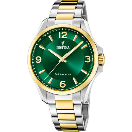 Festina Solar Energy F20657-3 - Analog (Solar Energy) - Strap Material Stainless Steel I Festina Watches USA