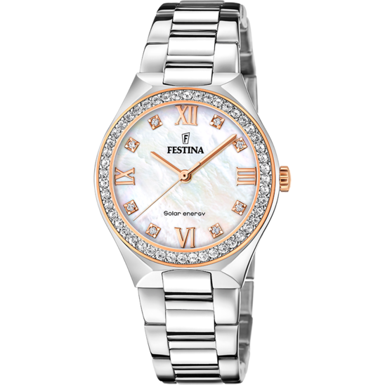 Festina Solar Energy F20658-1 - Analog (Solar Energy) - Strap Material Stainless Steel I Festina Watches USA