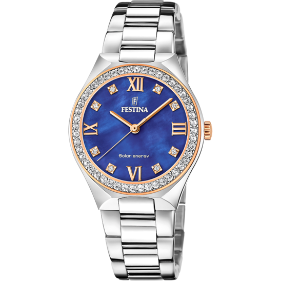 Festina Solar Energy F20658-2 - Analog (Solar Energy) - Strap Material Stainless Steel I Festina Watches USA