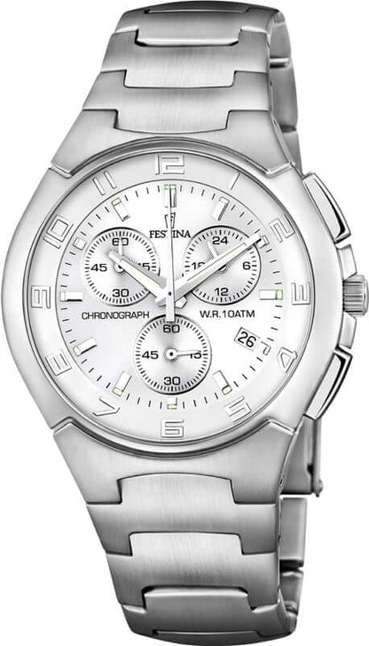 Festina Timeless Chronograph F6698-1 - Chronograph - Strap Material Stainless Steel I Festina Watches USA